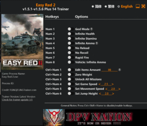 Easy Red 2 Trainer